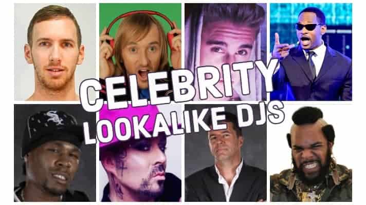 Celebrity Lookalike DJs. Events To Remember.