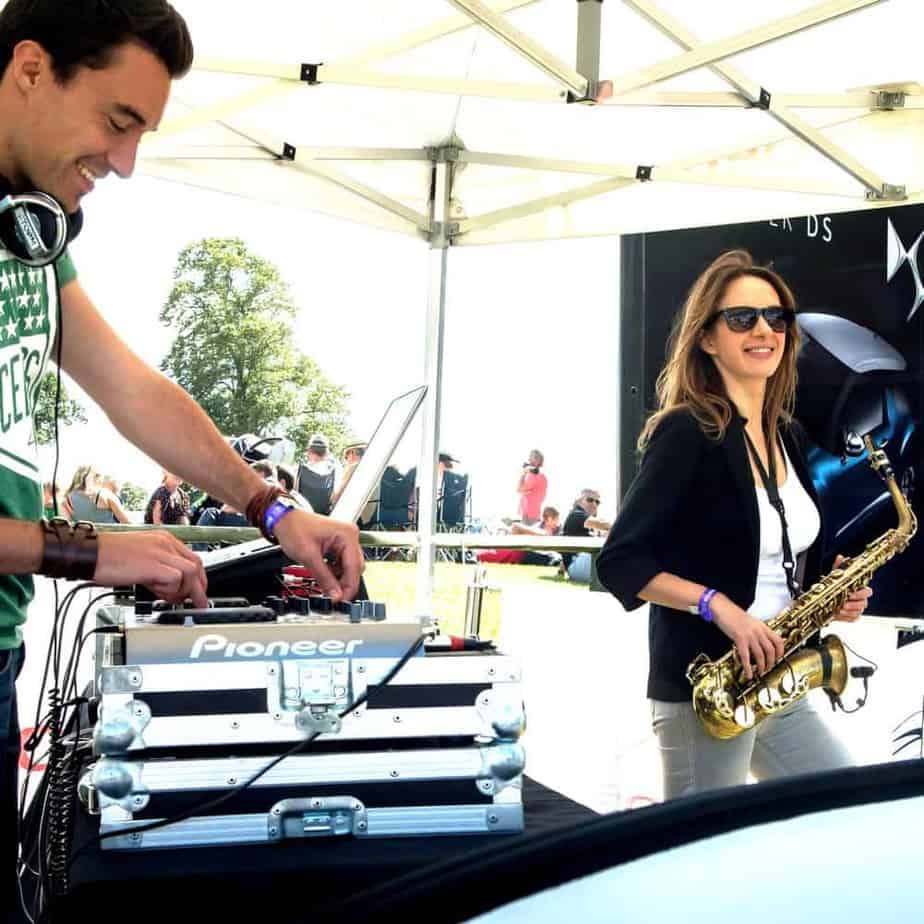 CarFest DJ and Saxophonist - Citroen - Storm DJs hire