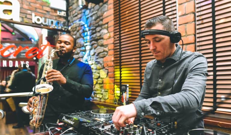 Storm DJs performing at an event