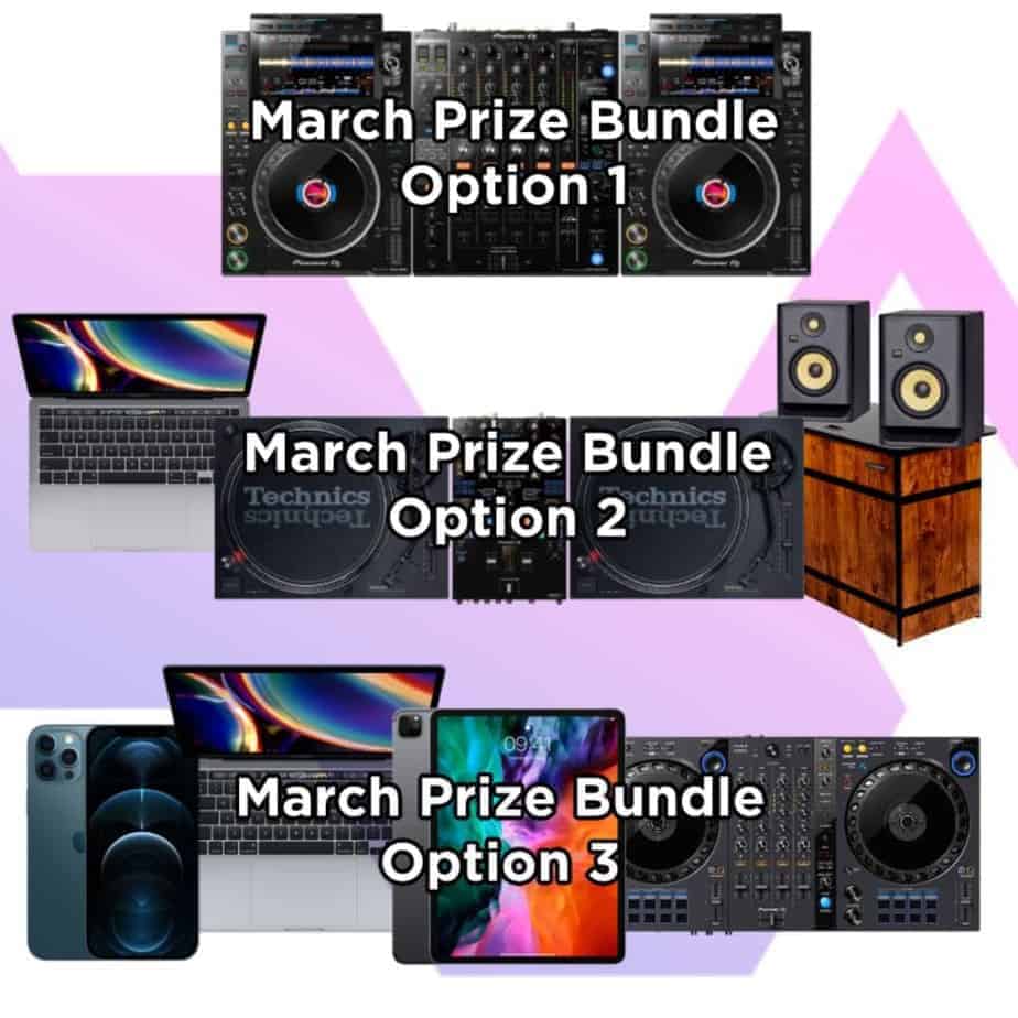 DJ Competition Prize Options - Storm DJs March Giveaway