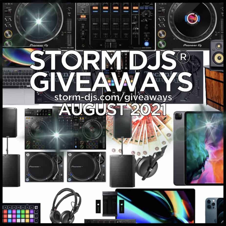 Storm DJs Win Pioneer CDJ3000 DJM900NXS2 XDJ-XZ Technics 1210 Mk7 and more Competition Giveaway August