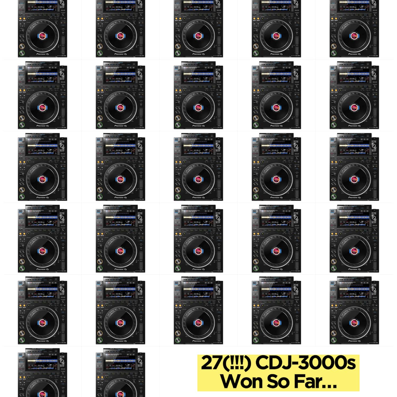 How Many Pioneer CDJ3000 Have Been Awarded by Storm DJs Giveaways (so