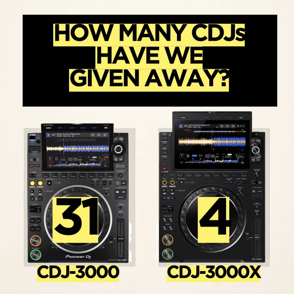 How many CDJs have been won - Storm DJs Giveaways