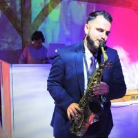 DJ Billy Gonzalez and Saxophonist Elijah Wedding Hire